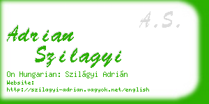 adrian szilagyi business card