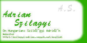 adrian szilagyi business card